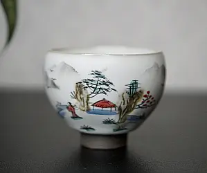 Пиала №  49, керамика Дэхуа, 100 мл