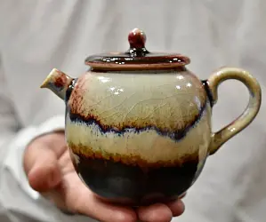 Чайник № 64, керамика Цзиндэчжэнь, 195 мл